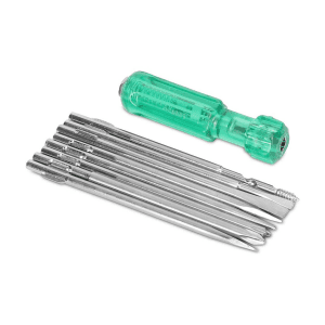 Taparia 8 Pcs Screw Driver Set with Neon Bulbs, 831