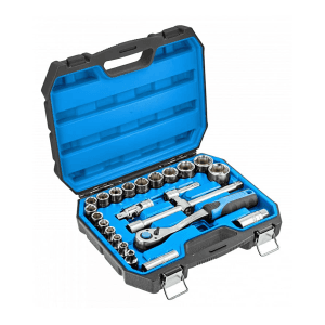 Hogert 24 Pcs 1/2 Inch Sq. Drive Socket Set, HT1R410