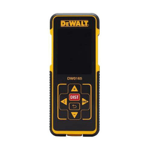 Dewalt 50M 165 Ft. Laser Distance Measurer For Distance Area & Volume Measurement with Colour Screen, DW0165N