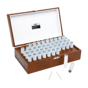 Insize 1.00 - 1.50 mm Dia. Ceramic Pin Gauge Set (Pack of 51 Pcs), 4169-1D