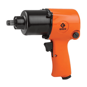 Groz 1223 Nm 1/2 Inch Aluminium Body Impact Wrench (Twin Hammer Mechanism), IPW/301