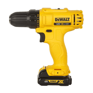 Dewalt 12V / 10mm XR Li ion Cordless Drill Driver With 2x2.0 Ah Batteries & Charger, DCD700D2-B1