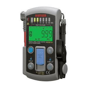 Sanwa 15 - 500V Smart Style 7 Range Insulation Resistance Tester, HG561H