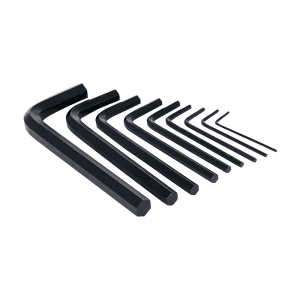 Taparia 9 Pcs (1.5 mm - 10 mm) Allen Key Sets, Black Finish, KM 9V