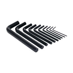 Taparia 10 Pcs (1/16 inch - 3/8 inch) Allen Key Sets, Black Finish, KI 10V