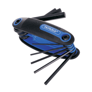Taparia 8 Pcs (1.5 mm - 8 mm) Folding Hex Allen Key Sets, KFM 8