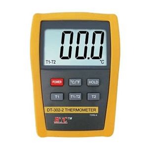 HTC 1000 to 1300°C Dual Input Digital Thermometer, DT-302-2
