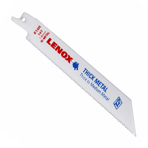 Lenox 152 mm / 6 Inch Metal Cutting Reciprocating Saw Blades (14 TPI) (Pack of 5 Pcs), 20564614R