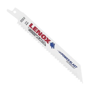 Lenox 152 mm / 6 Inch Wood Cutting Bi-Metal Reciprocating Saw Blades (10 TPI) (Pack of 5 Pcs), 20560606R