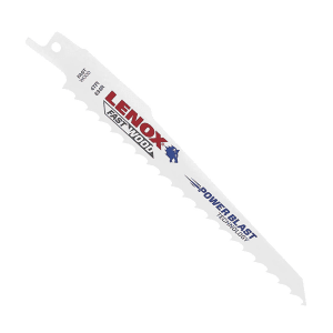 Lenox 152 mm / 6 Inch Wood Cutting Bi-Metal Reciprocating Saw Blades (4 TPI) (Pack of 5 Pcs), 20575634R