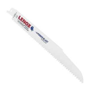 Lenox 229 mm / 9 Inch Wood Cutting Bi-Metal Reciprocating Saw Blades (6 TPI) (Pack of 5 Pcs), 20582956R