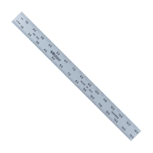 Mitutoyo 150 mm / 6 inch Fully-Flexible Steel Ruler (1/50 & 1/100 inch Graduation), 182-206