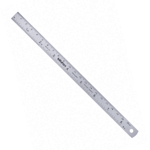 Mitutoyo 200 mm / 8 inch Semi-Flexible Steel Ruler, 182-303