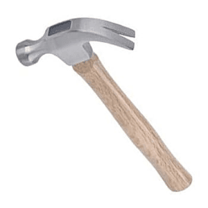 Ozar 340 Gms / 12 Oz Claw Hammer With Wooden Handle, AHC-8307