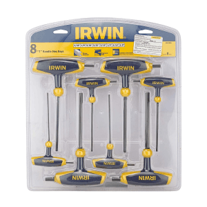 Irwin 3/32 inch - 3/8 inch T-Handle Hex  Allen Key Set (8 Pcs), T9097008