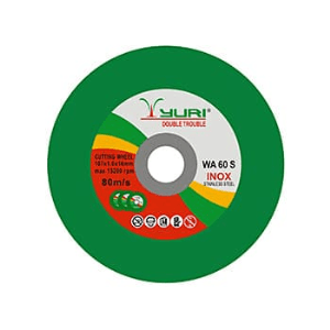 Yuri Double Trouble 102 x 3 x 16 mm WA36 D.C Grinding Wheel (Pack Of 25 Pcs)