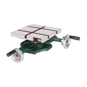 Apex 400 x 400 mm / 16 x 16 Inch Compound Sliding Table With Calibrated Wheels & Swivel Graduated Base, 707A-400x400