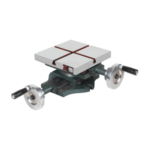 Apex 150 x 150 mm / 6 x 6 Inch Compound Sliding Table With Calibrated Wheels & Swivel Graduated Base, 708-150x150