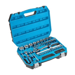 Hogert 89 Pcs 1/4 & 1/2 Inch Sq. Drive Socket Set, HT1R424