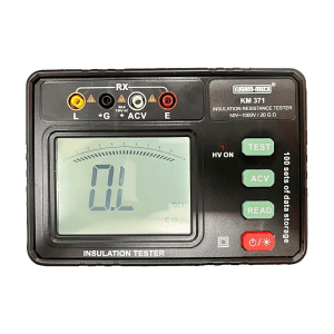 Kusam-Meco 1000V / 20GOhms Digital Insulation Resistance Tester, KM 371