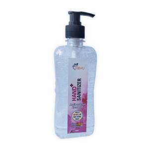 Vibhu's 500 ml Antibacterial Hand Gel Sanitizer with Lemon Extract (Pump)