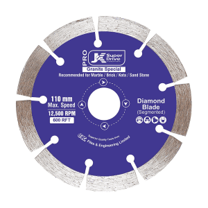 JK Granite Special 4 inch / 110 mm Diamond Cutting Blade (600RFT PRO), SD9060441