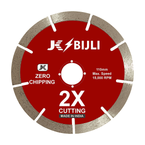JK Bijli 4 inch / 110 mm Diamond Tile Cutting Blade (Zero Chipping Segmented), SD9060358