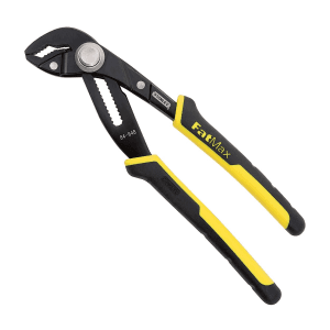 Stanley 10 inch / 250 mm FatMax Multi-Grip Groove Joint Pliers (Push Lock), 0-84-648
