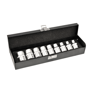 Yato 9 Pcs 1/2 Inch Sq. Drive Torx Socket Set, YT-0521