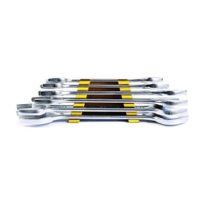 Stanley 6 Pcs Double Ended Open Jaw Spanner Set, 70-378
