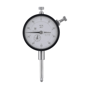 Mitutoyo 0 - 1 inch Long Stroke Dial Indicator with Flat Back, 2416AB