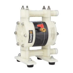 Groz 0 - 45 LPM Air Operated Double Diaphragm Pump, AODD/1-2/FPS/N