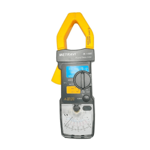 Metravi 0–60V / 300V Analogue Clamp Meters With Continuity Test Facility, M-1000