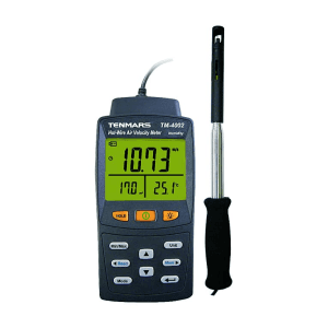 Tenmars 0.01 ~ 25.00 m/s Hot-Wire Air Velocity Meter, TM-4002