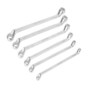Taparia 6 Pcs, Shallow Offset Ring End Spanners Set, 1806