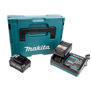 Makita MKP1G002 Power Source Kit 2x 4.0 AH Batteries & 1x Charger 1x Makpac Case, 191K07-4