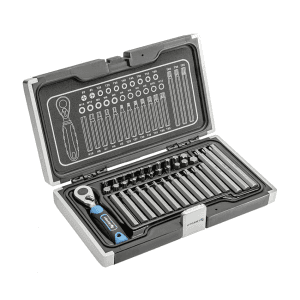 Hogert 37 Pcs Screwdriver Bits Set With Ratchet Handle, HT1R466