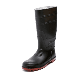 Mangla Gold-Year Double Injection Moulded PVC Gumboots With Steel Toe (14 Inch Height)