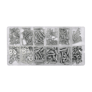 Yato 347 Pcs Mix Size Screw, Nut, Bolt & Washer Set, YT-06771