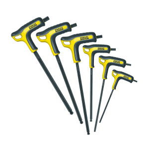 Stanley 6 Pcs (3 mm - 10 mm) FatMax P-Handle Hex Key Set, FMHT0-69049