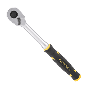 Stanley 1/4 Inch Sq. Drive 120T FatMax Quick Release Ratchet, FMMT82676-0