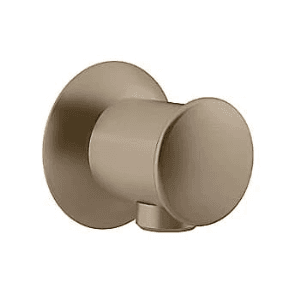 Kohler Complementary Round Wall Mount Supply Elbow In Brushed Bronze Finish, K-16381IN-BV