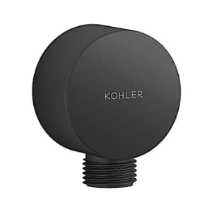 Kohler Complementary Wall Supply Elbow In Matte Black Finish, K-22448IN-BL