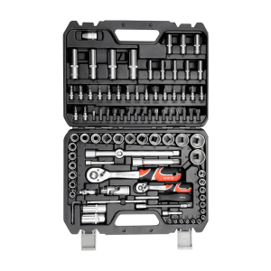 Yato 94 Pcs 1/4 & 1/2 Inch Sq. Drive Socket Set, YT-12681
