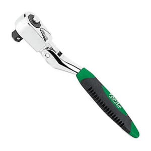 Toptul 1/4 Inch Sq. Drive Flexible Head Mini Reversible Ratchet with Quick Release, CJHU0811