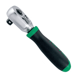 Toptul 3/8 Inch Sq. Drive Stubby Reversible Ratchet Handle, CJDI1215