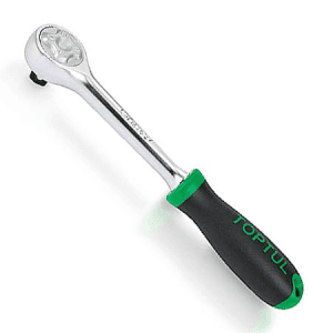 Toptul 1/2 Inch Sq. Drive Reversible Ratchet Handle with Quick Release, CJFM1627