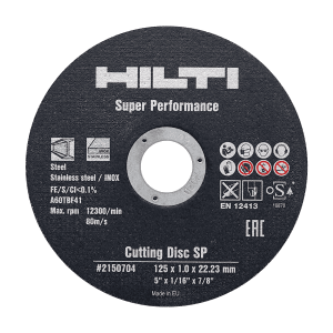Hilti 100 x 3 x 16 mm AC-D SP Metal Cutting Disc For Universal Use (Pack Of 25 Pcs), 2119983