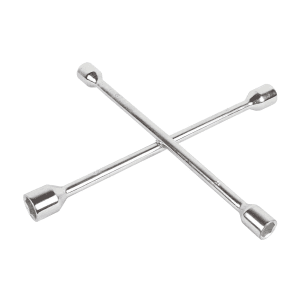 Ozar 17 x 18 x 19 x 21 mm Four Way Cross Wheel Spanner, ASW-8440