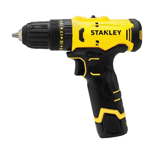 Stanley 12V / 2.0 Ah / 10 mm Brushed Cordless Drill Driver with 2 Batteries & Charger, SCD10D2K